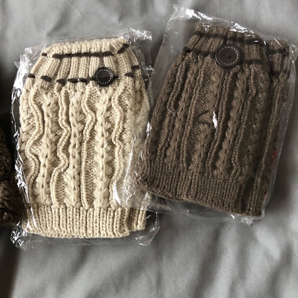 Knitted Boot Cuffs - Picture 2 of 3